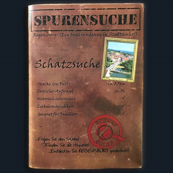 Spurensuche-Regensburg-Schatzsuche-Deckblatt